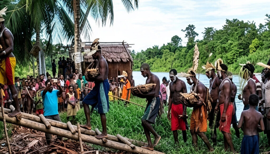 Pesta Ulat Sagu Suku Asmat